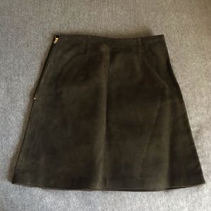 Vintage Suede Skirt